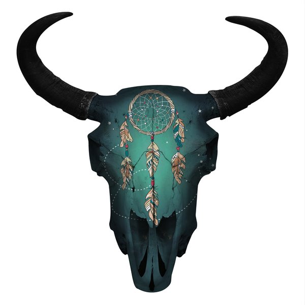 Next Innovations Dreamcatcher Bison Skull Wall Art 101410072-DREAM